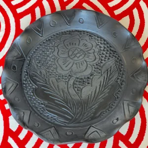 Grand plat fleur LAVA