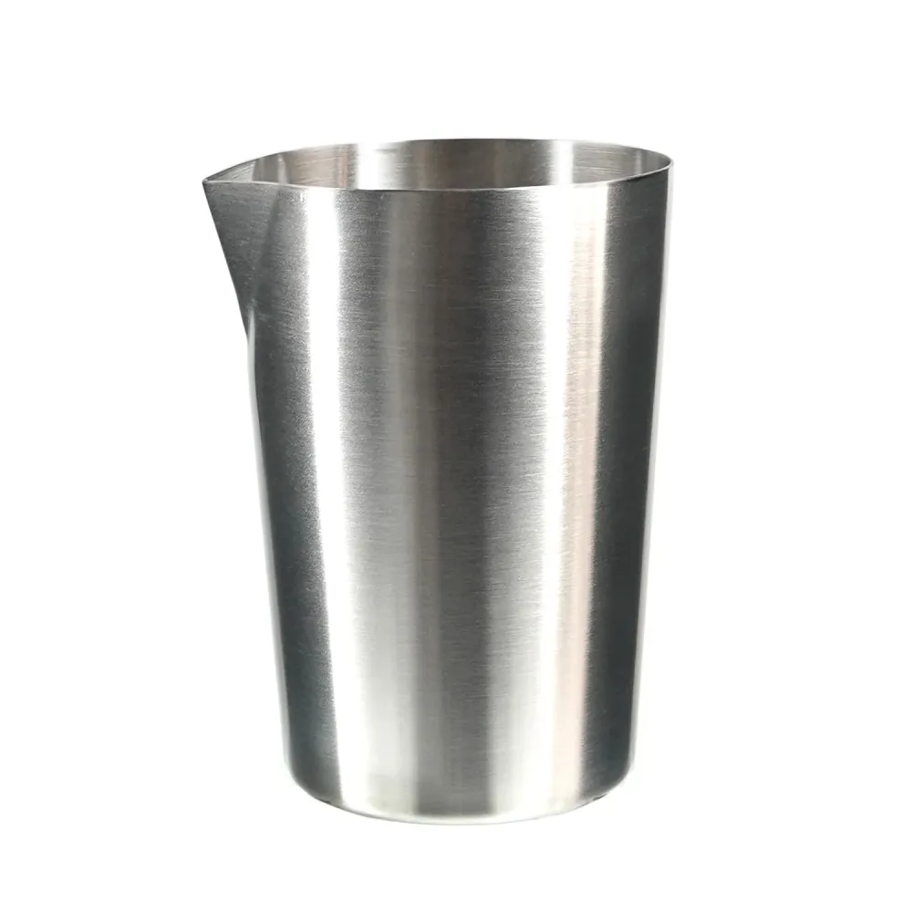 Grand verre à mélange en métal brossé 800 ml