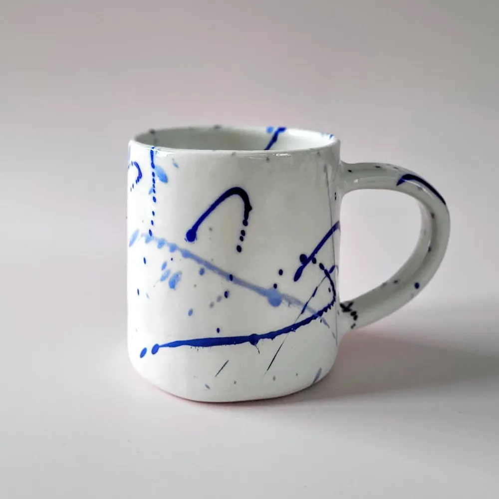 Grande tasse Artsy Shades Blue