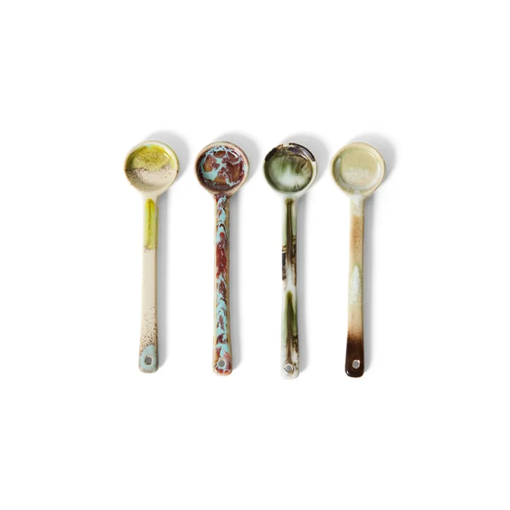 Set de 4 cuillères M 70s Blend HK Living
