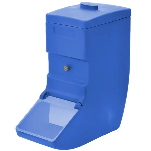 65 Litre Table Top Ingredients Bin – Clear Flap Lid | Food Approved Storage Container