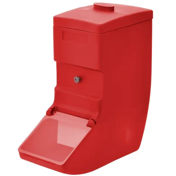 65 Litre Table Top Ingredients Bin – Clear Flap Lid | Food Approved Storage Container