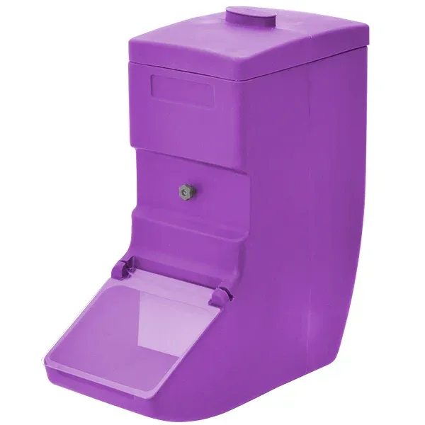 65 Litre Table Top Ingredients Bin – Clear Flap Lid | Food Approved Storage Container