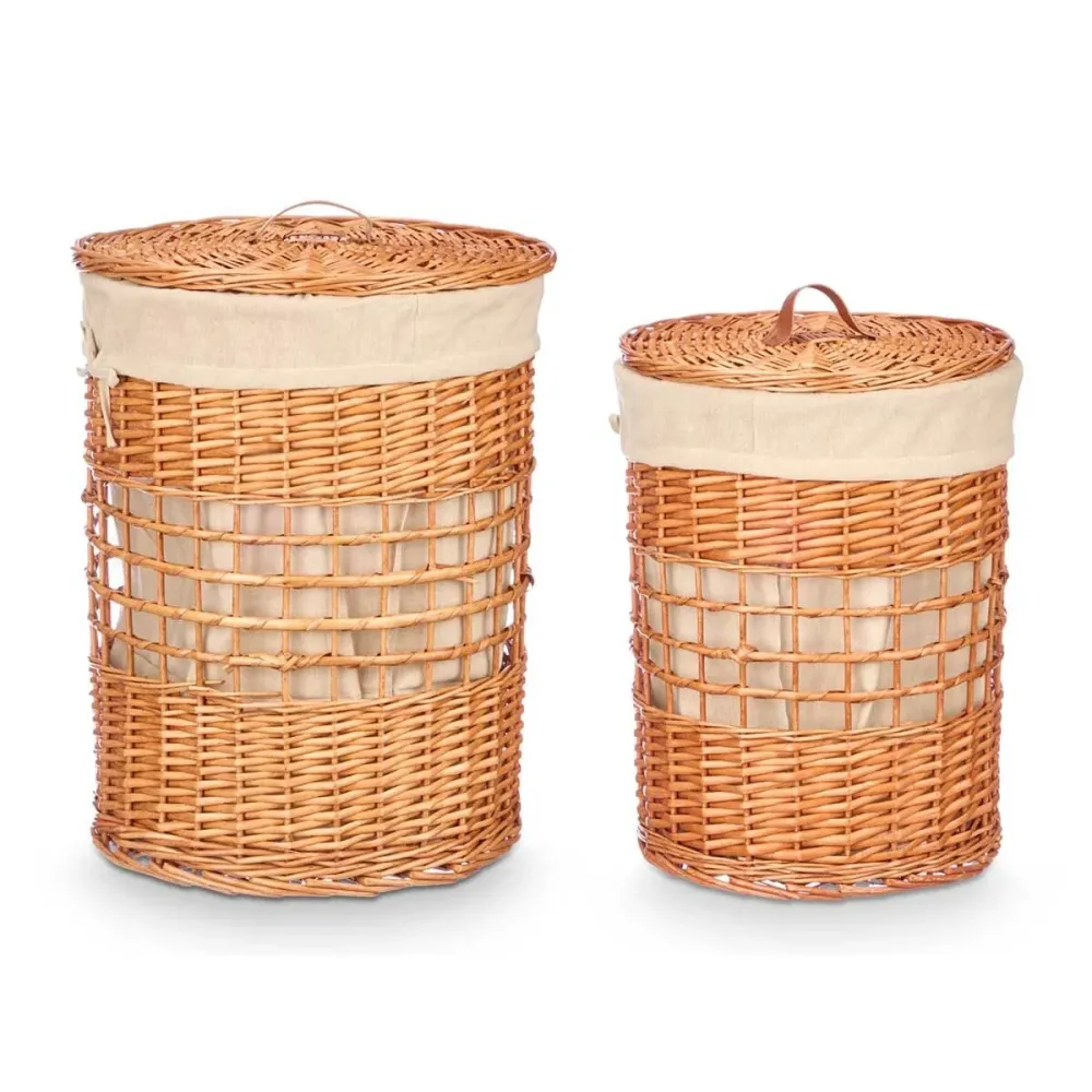 Lot de paniers Kipit Naturel osier 2 Pièces