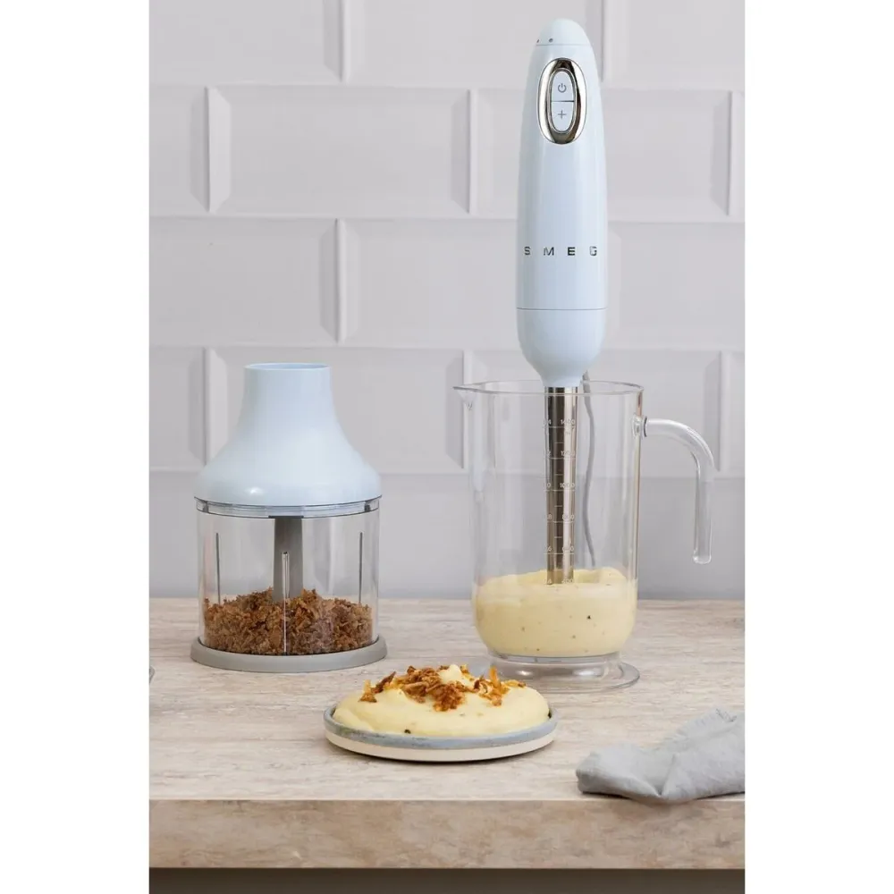 Mixeur Manuel Multifonction avec Accessoires Smeg HBF03PBEU Bleu 700 W