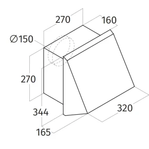 Moteur pour murs creux Wave 6697.02 WALL - 850 m3/h - raccordement rond