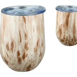 Mug isotherme « effet marbre » (350 ml)