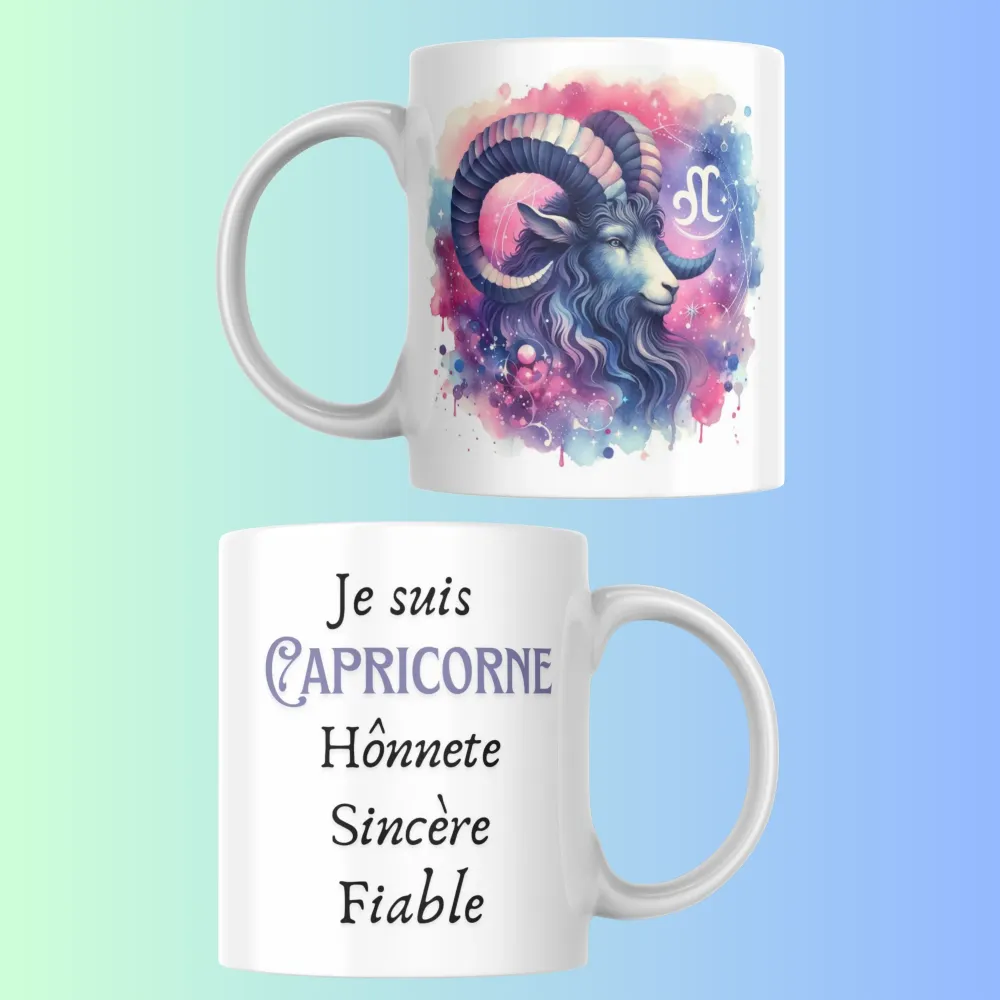 Mug Signe du Zodiaque Capricorne - Astrologie