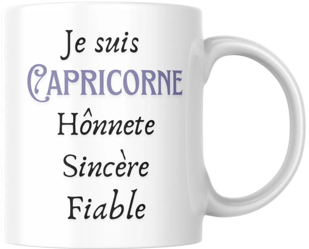 Mug Signe du Zodiaque Capricorne - Astrologie