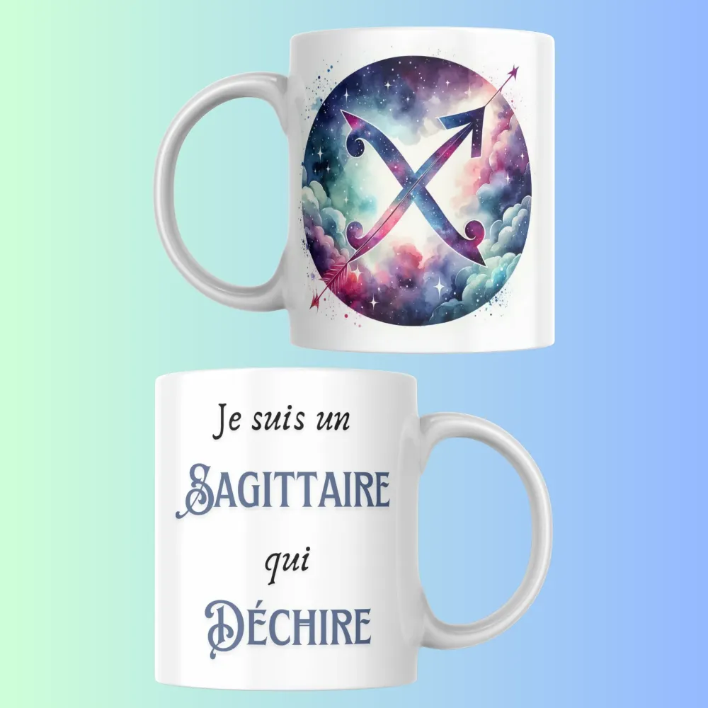 Mug Signe du Zodiaque Sagittaire - Astrologie