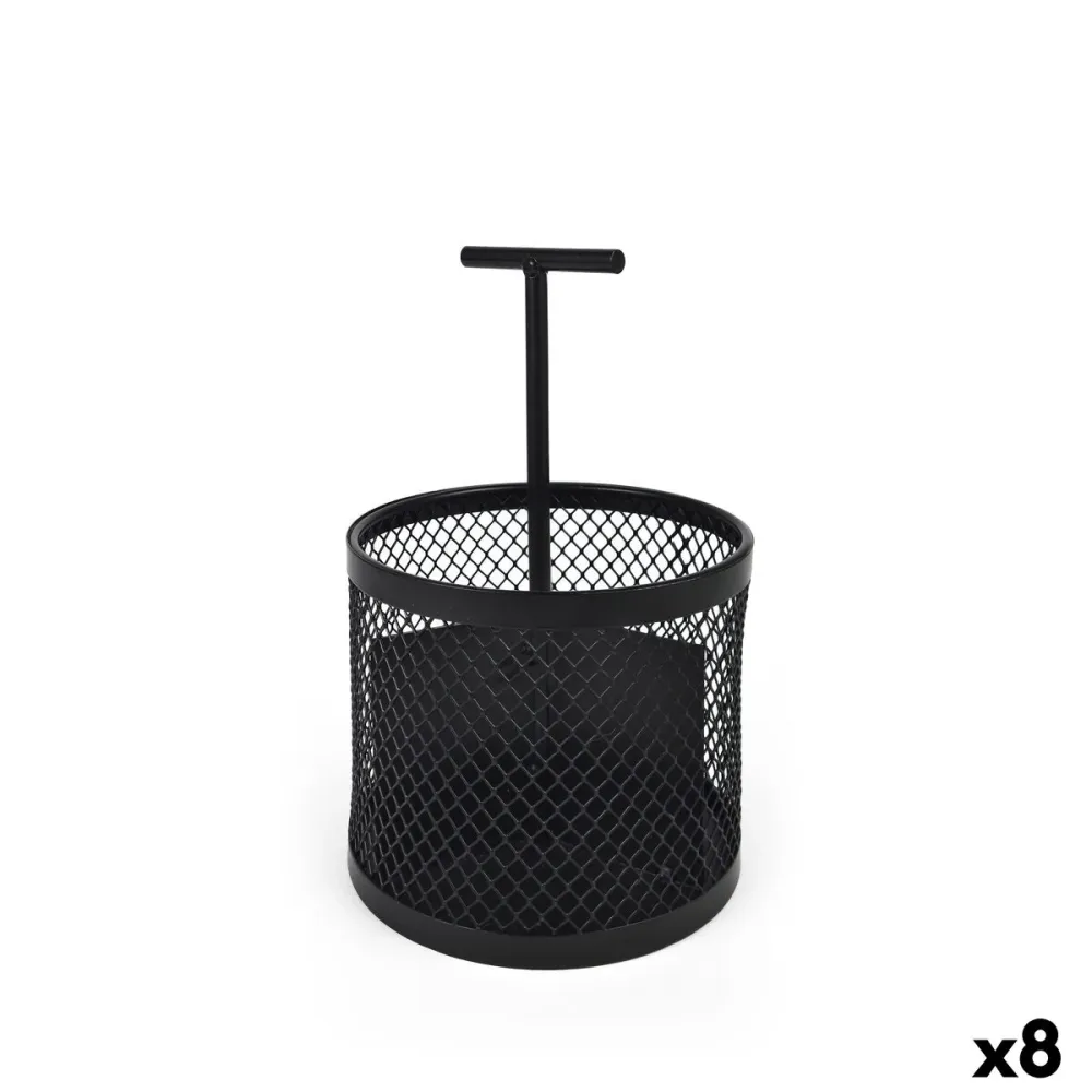 Organisateur polyvalent My Bar Noir Métal 14 x 22,5 cm (8 Unités)
