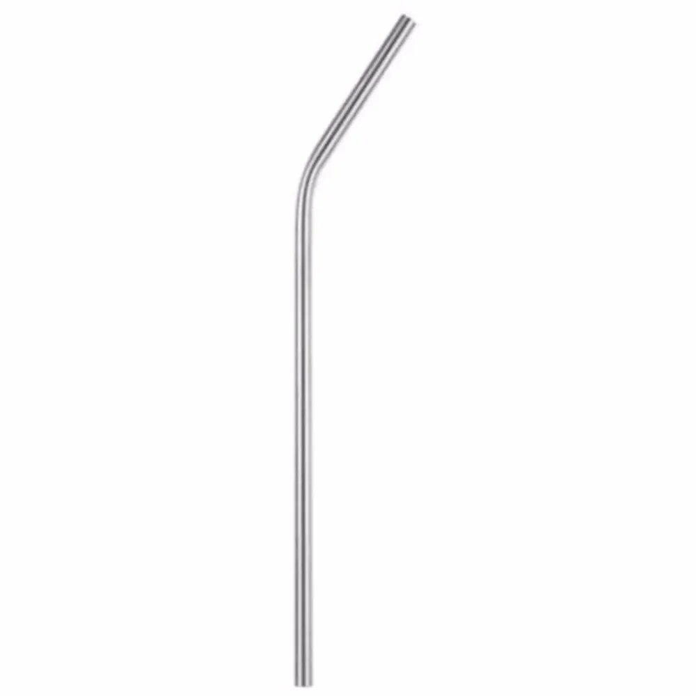 Pailles - Acier Courbé Argent - 21,5 cm
