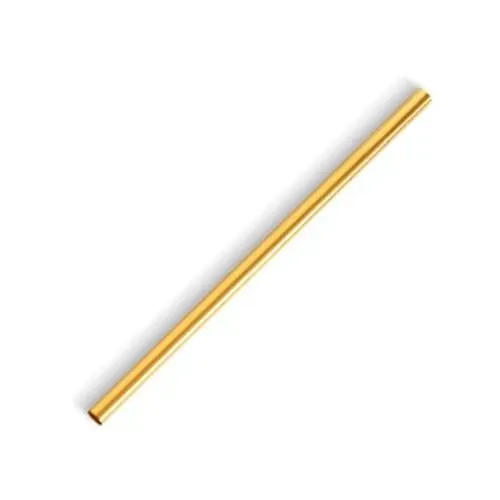 Pailles - Droites Acier Or - 21,5 cm