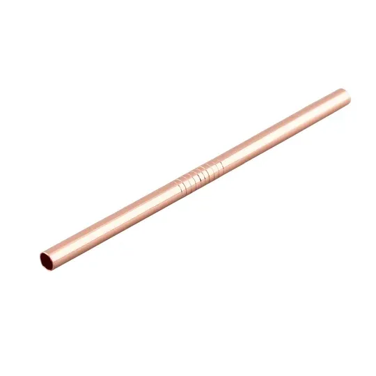 Pailles - Droites Acier Cuivre - 13cm