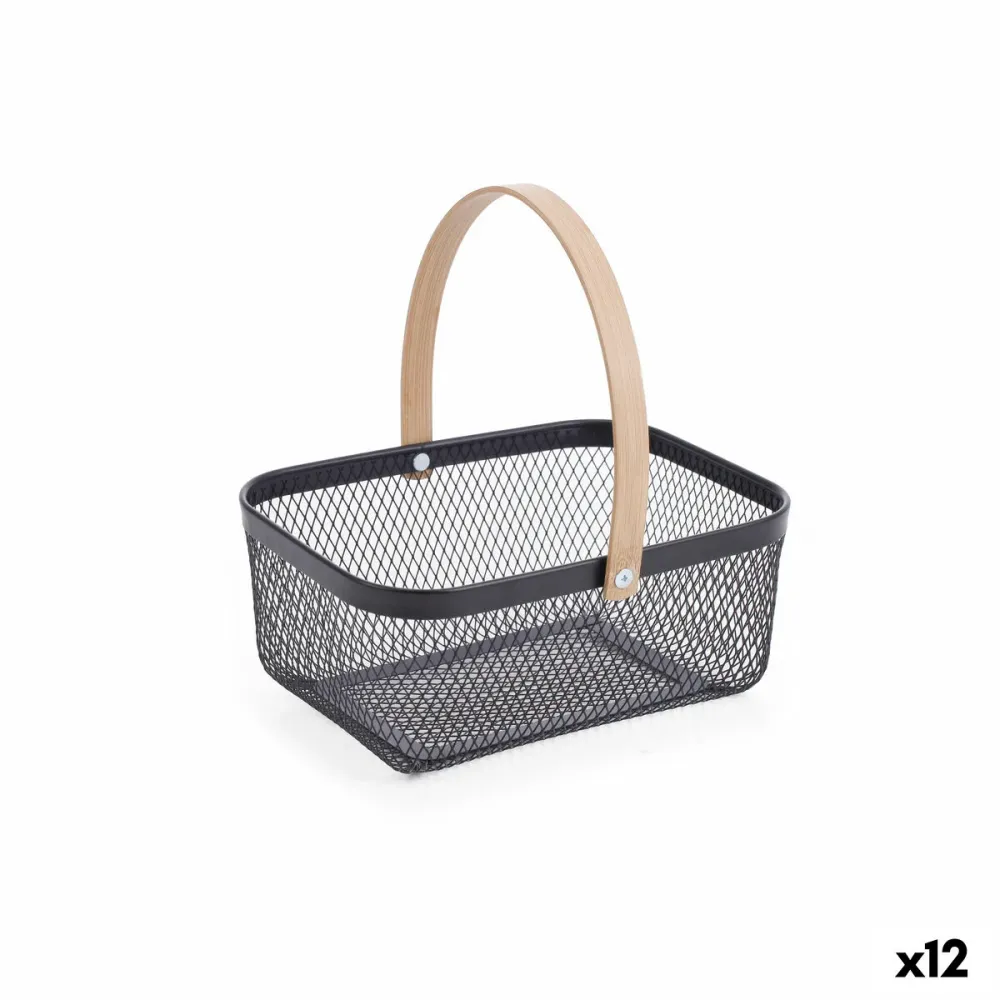 Panier Confortime Métal Bambou (12 Unités)