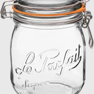 Le Parfait Bocal 750mL pour conserve - airtight rubber glass preserving jar
