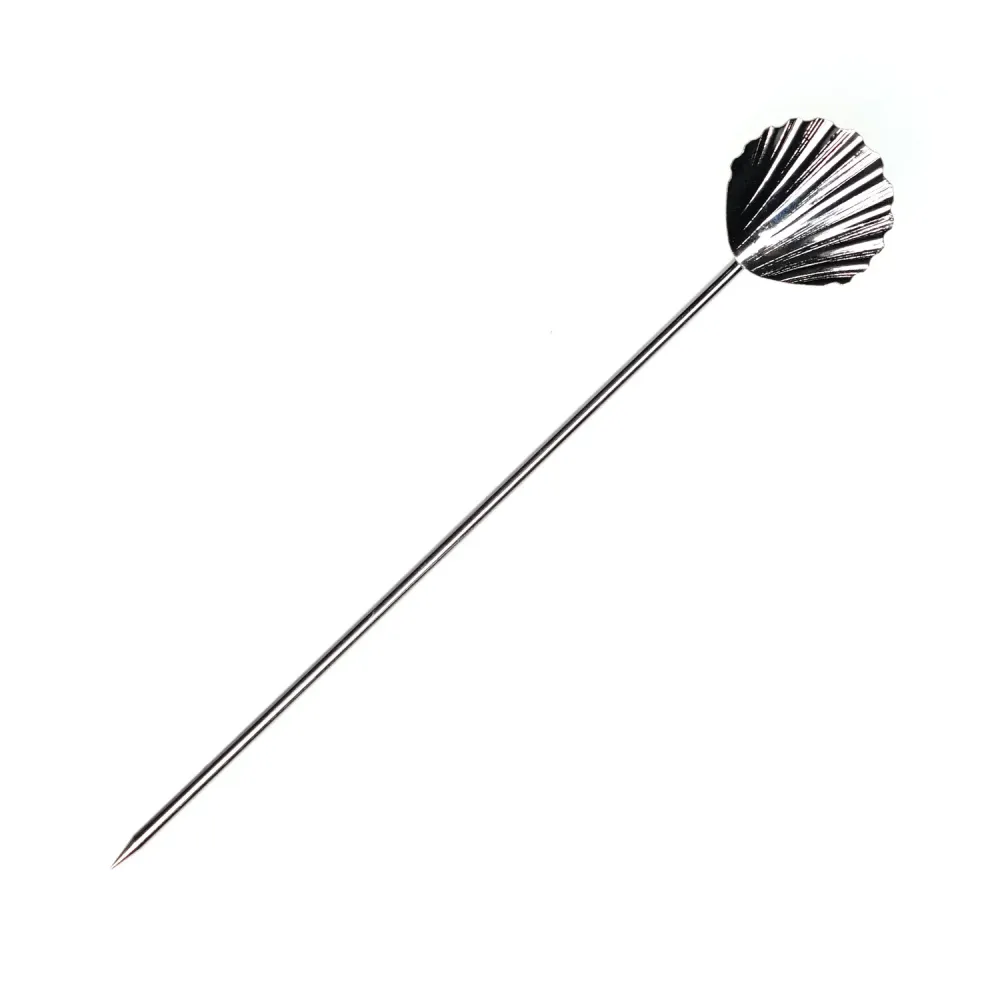 Pic à cocktail - Coquillage en acier inoxydable