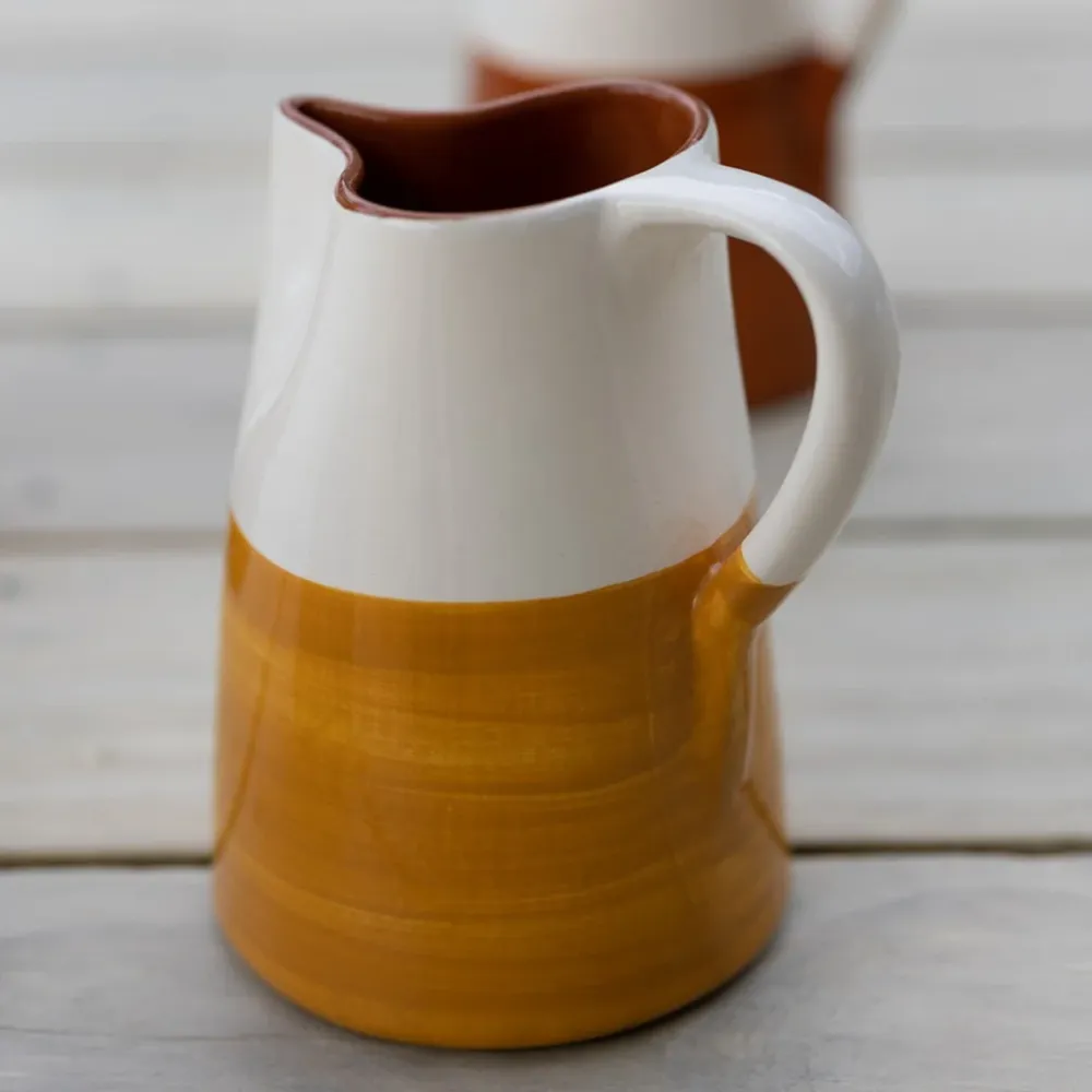 Pichet 1 l demi ocre