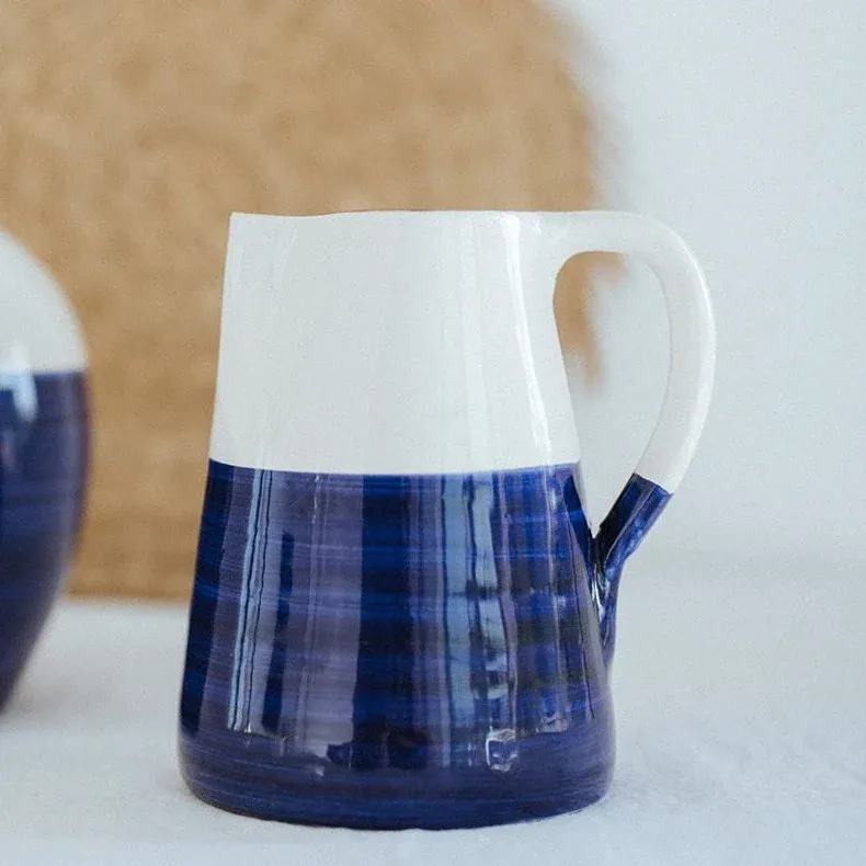 Pichet 1 l semi bleu marine