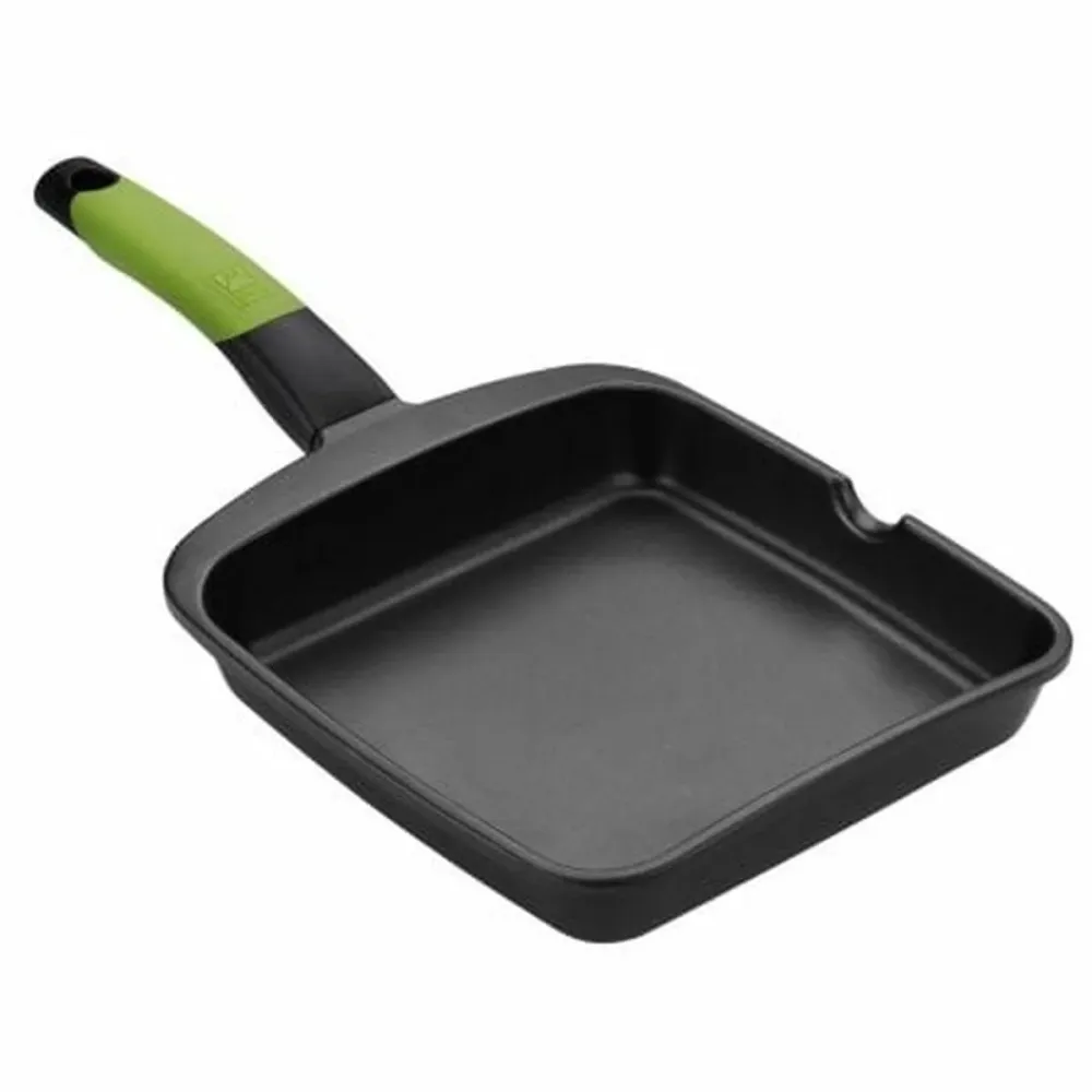 Plancha grill BRA A121459 Noir Métal Aluminium Ø 28 cm