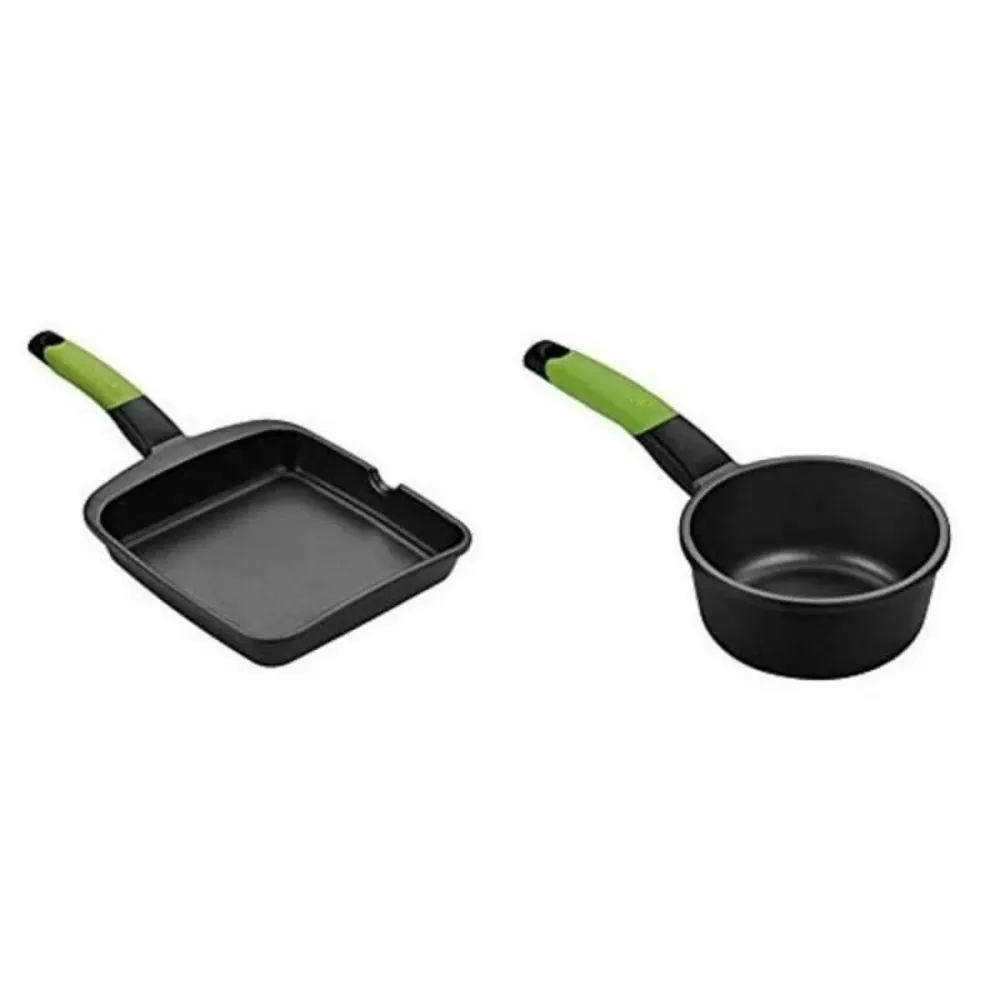 Plancha grill BRA A121459 Noir Métal Aluminium Ø 28 cm