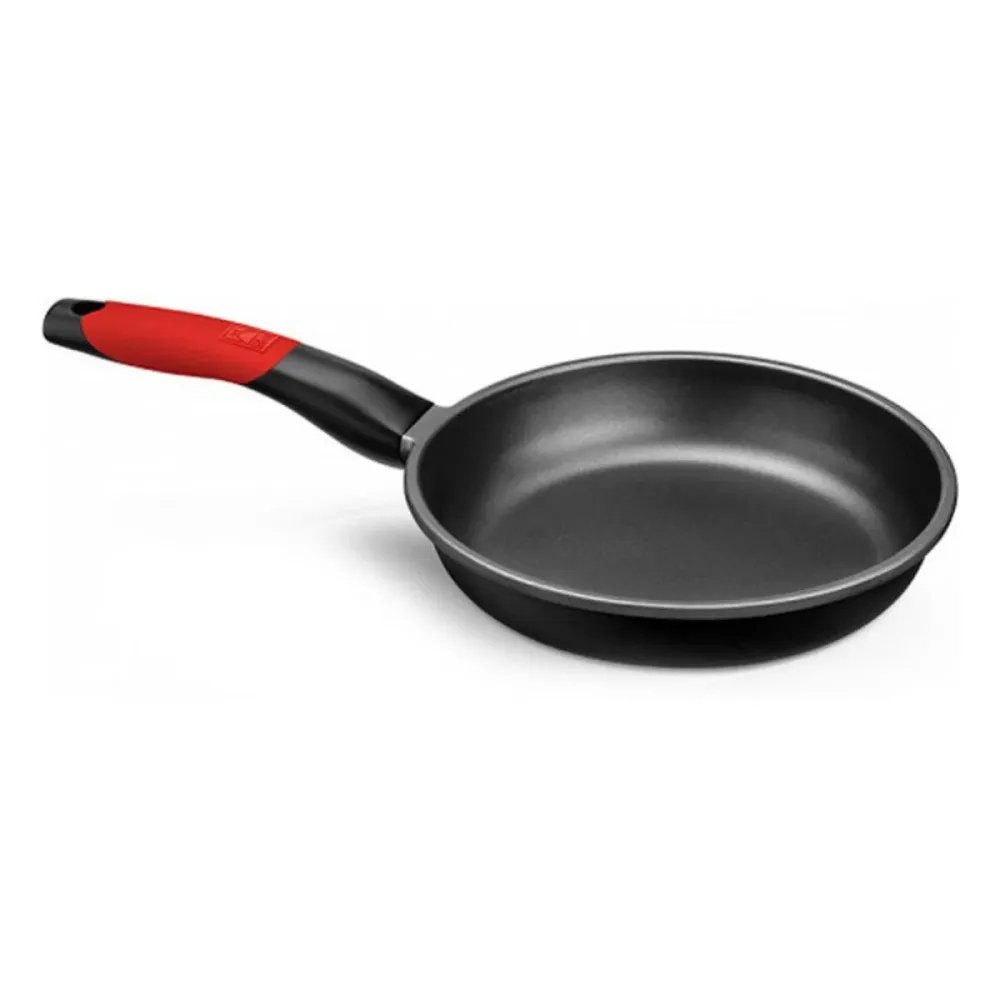 Poêle anti-adhésive BRA Aluminium forgé Ø 32 cm Rouge