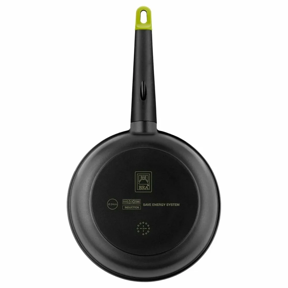 Poêle BRA FOODIE 26CM Noir Aluminium 26 cm Ø 26 cm