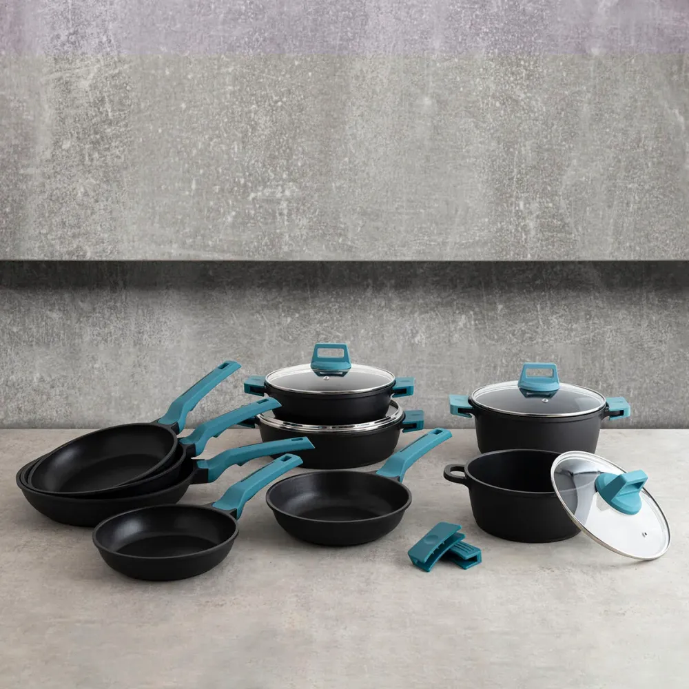 Poêle Quid Confort Bleu Métal Ø 20 cm (6 Unités)