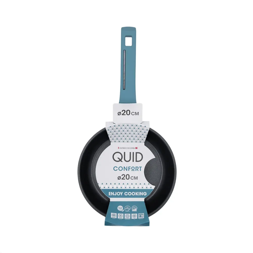 Poêle Quid Confort Bleu Métal Ø 20 cm (6 Unités)