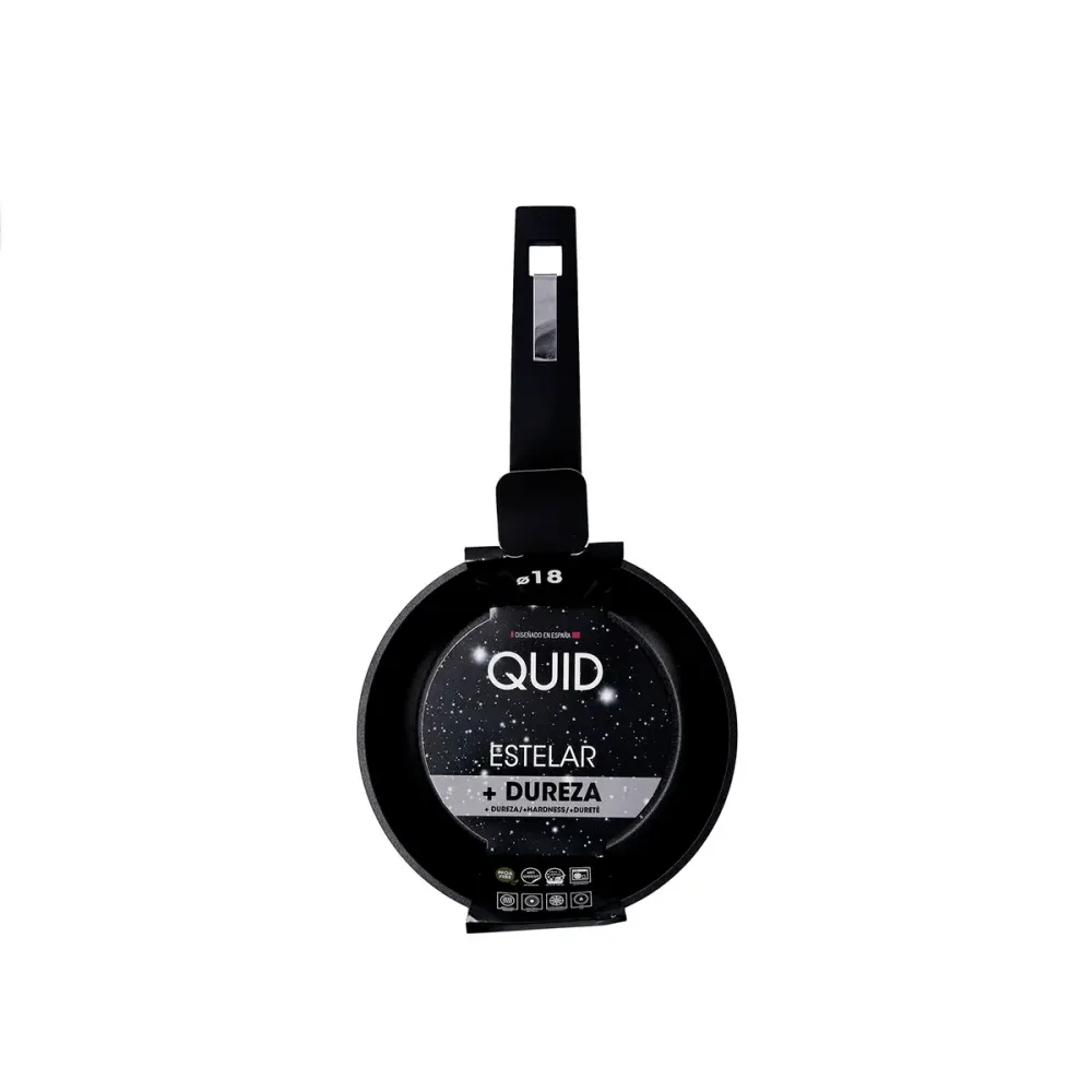 Poêle Quid Estelar Noir Métal Ø 18 cm (6 Unités)