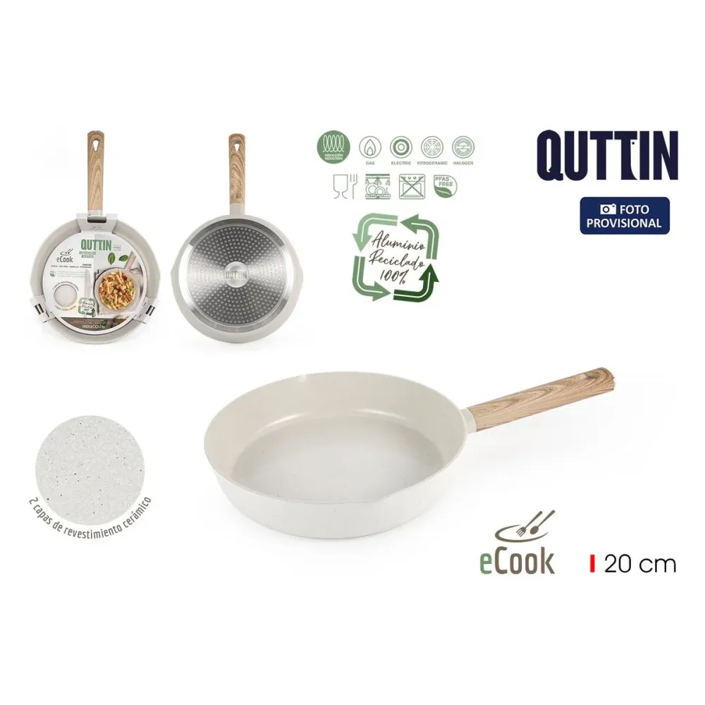 Poêle Quttin ECOOK Blanc (6 Unités)