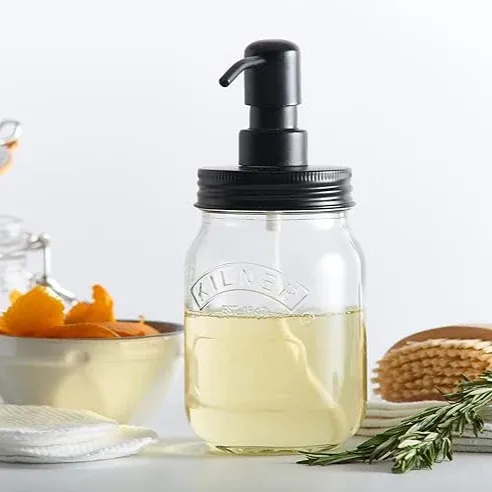 Pompe / Distributeur de savon / lotion 500 ml - Liquid soap and lotion dispenser - Kilner