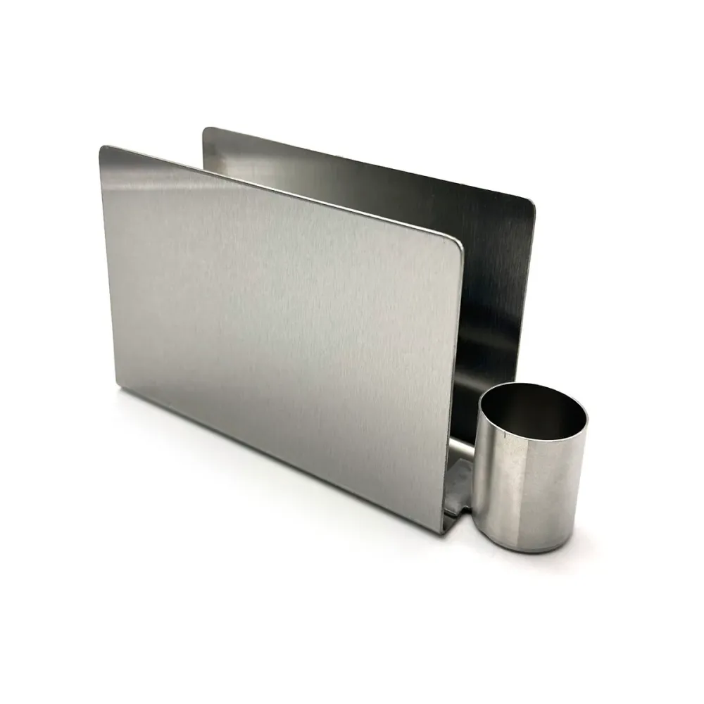 Porte-serviettes My Bar Argenté Acier 16,2 x 4,5 x 9 cm (24 Unités)