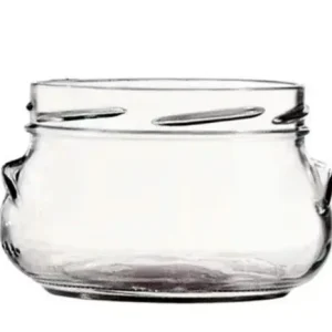 Pot en verre à col torsadé de 640 ml
