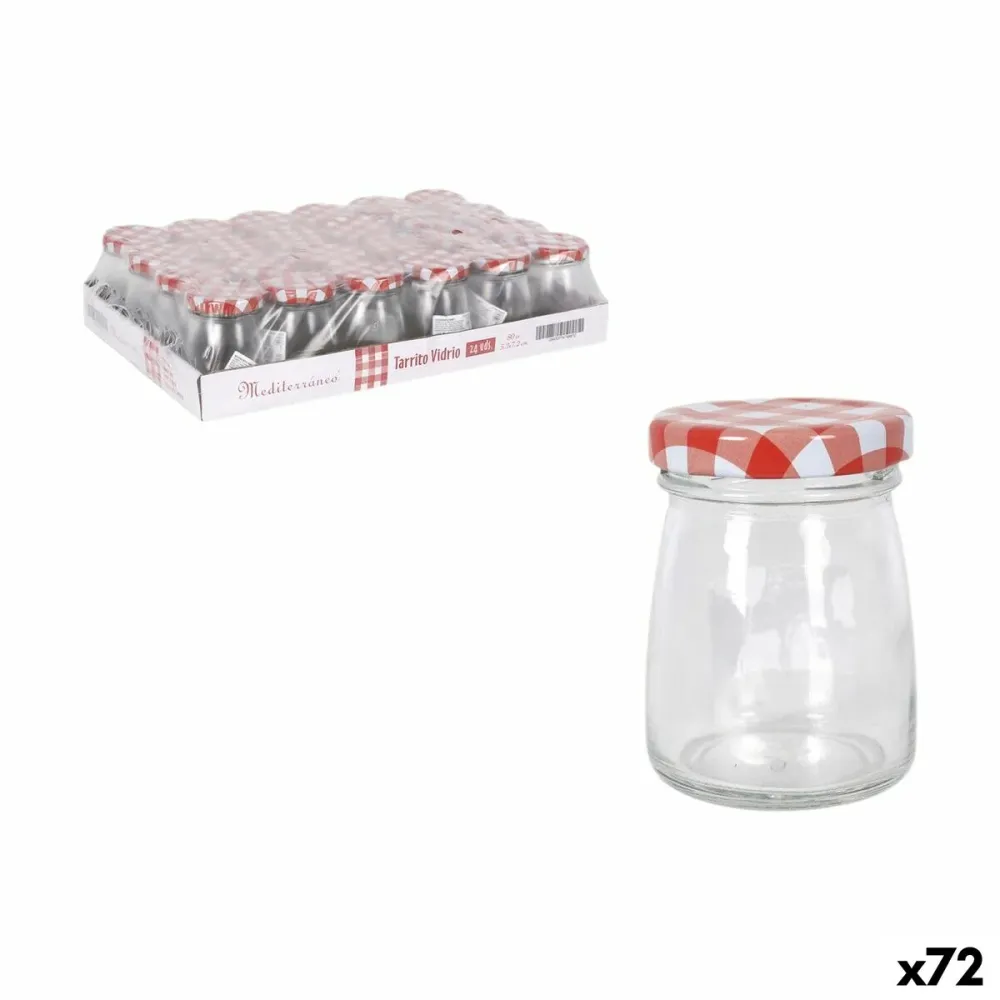 Pot en verre Mediterraneo 80 ml (72 Unités)