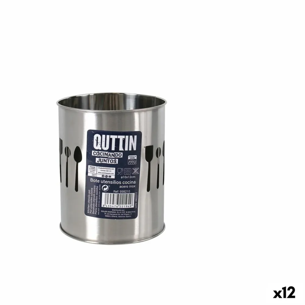 Range-couverts Quttin Quttin Acier inoxydable ø 10,3 x 12,2 cm (12 Unités)