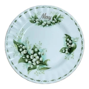 Assiette à dessert Royal Albert Fleur du mois de mai
