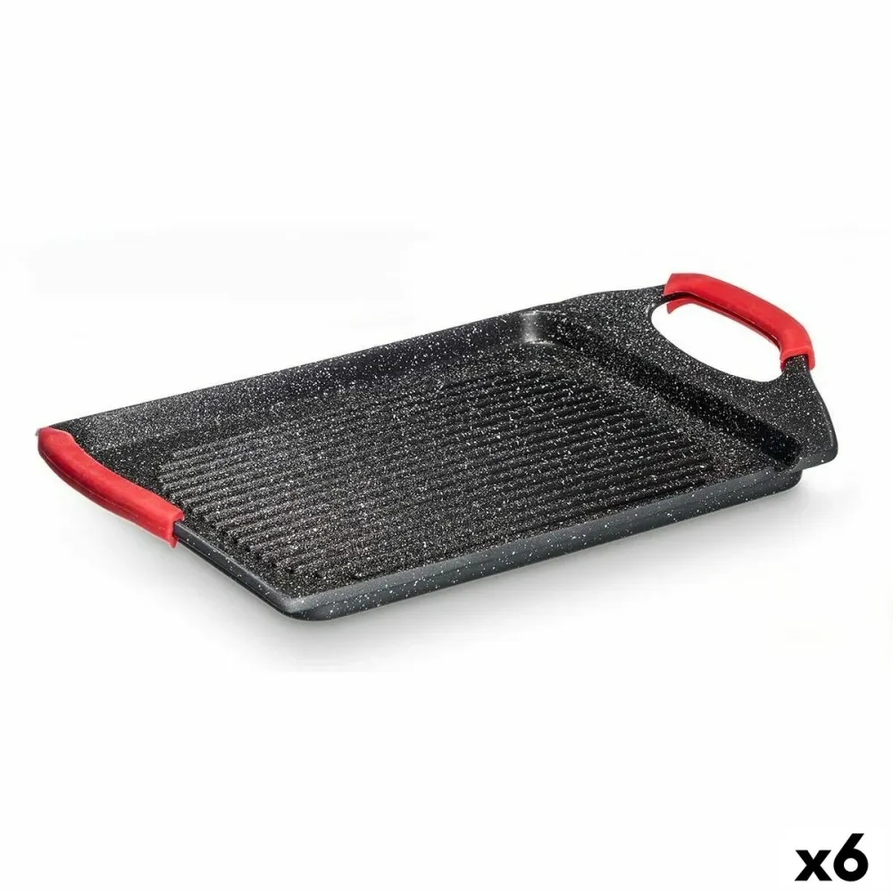 Rôtissoire Kinvara Blanc Noir Rouge Silicone Aluminium 34 x 26 cm