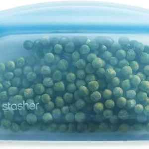 Sac à collation bleu Stasher