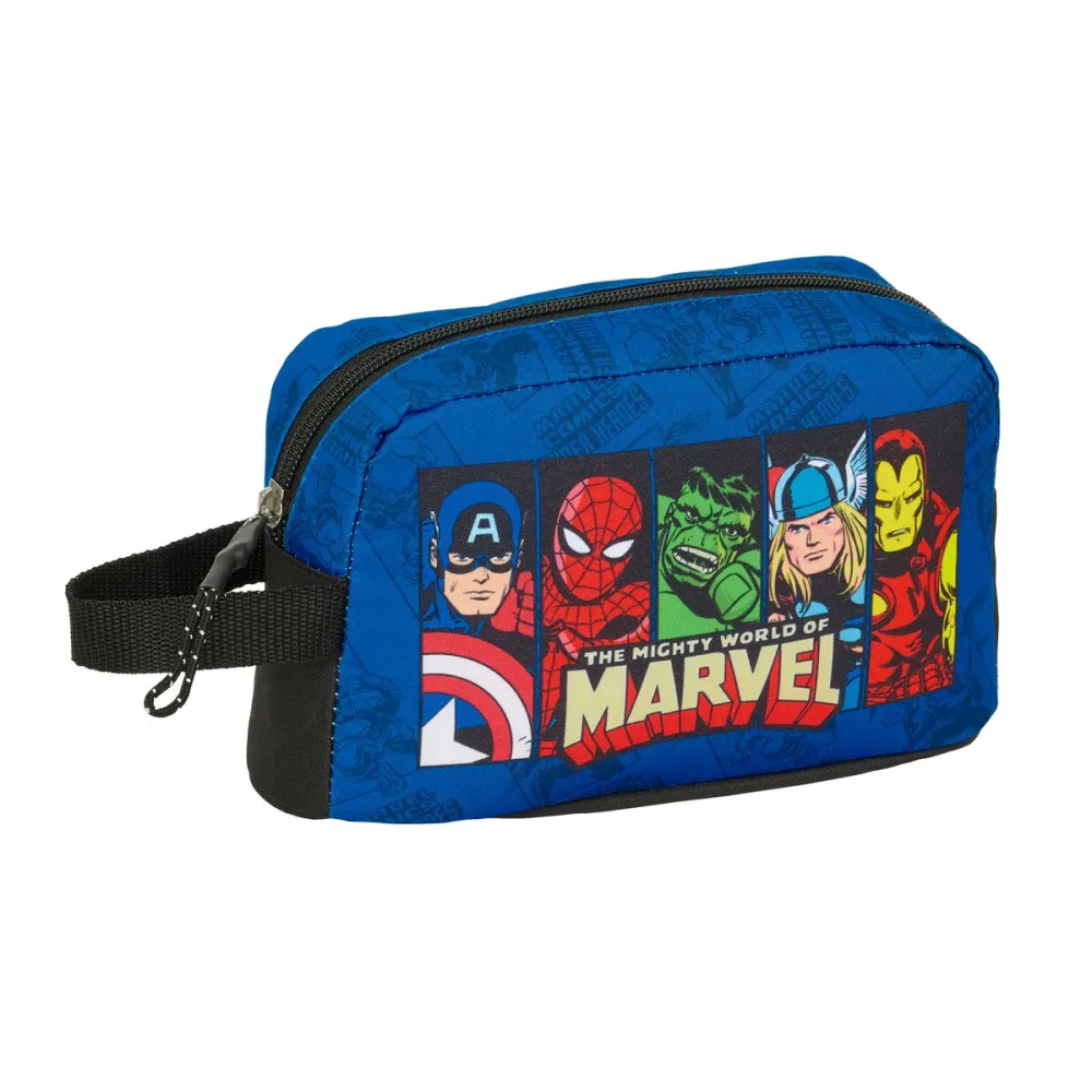Sac glacière goûter Avengers Bleu Noir 21,5 x 12 x 6,5 cm