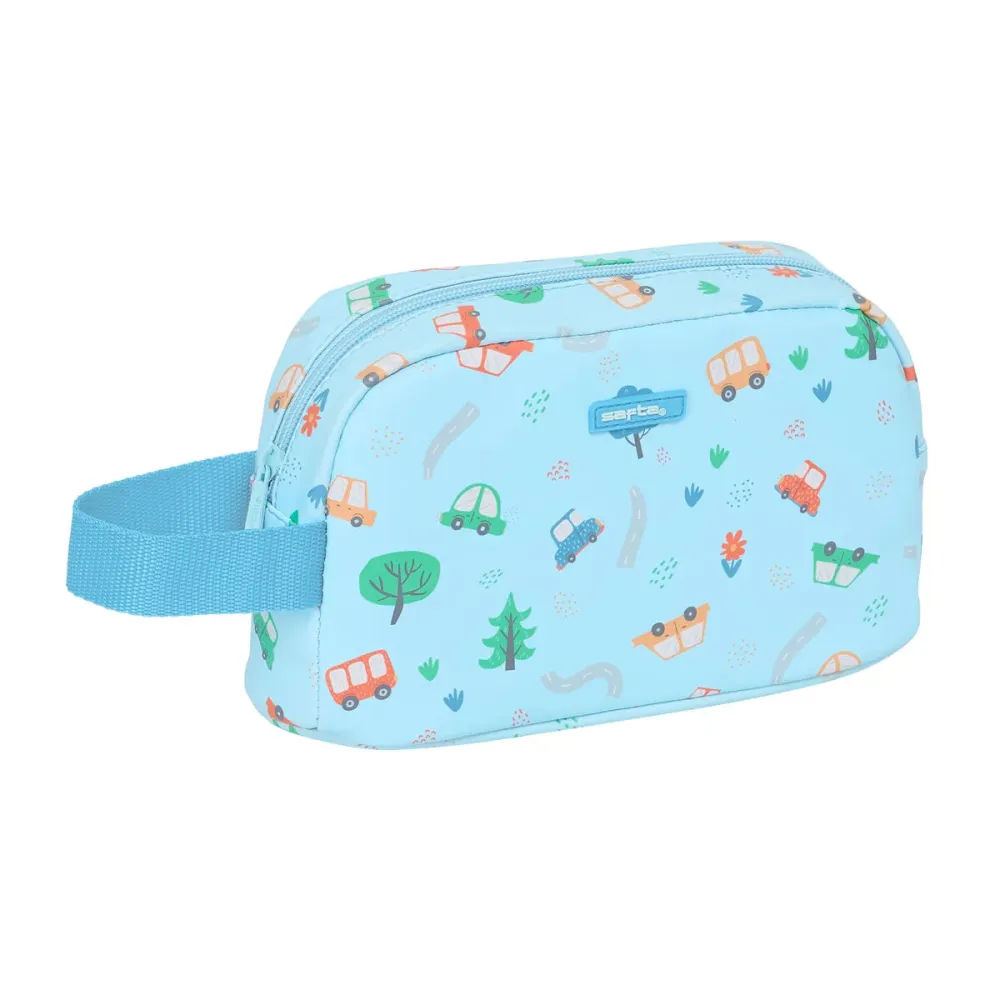Sac glacière goûter Safta Coches Bleu 21,5 x 12 x 6,5 cm