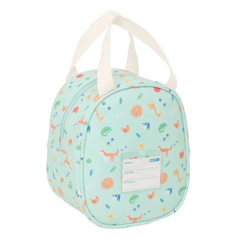 Sac glacière goûter Safta Pandi Bleu 19 x 22 x 14 cm