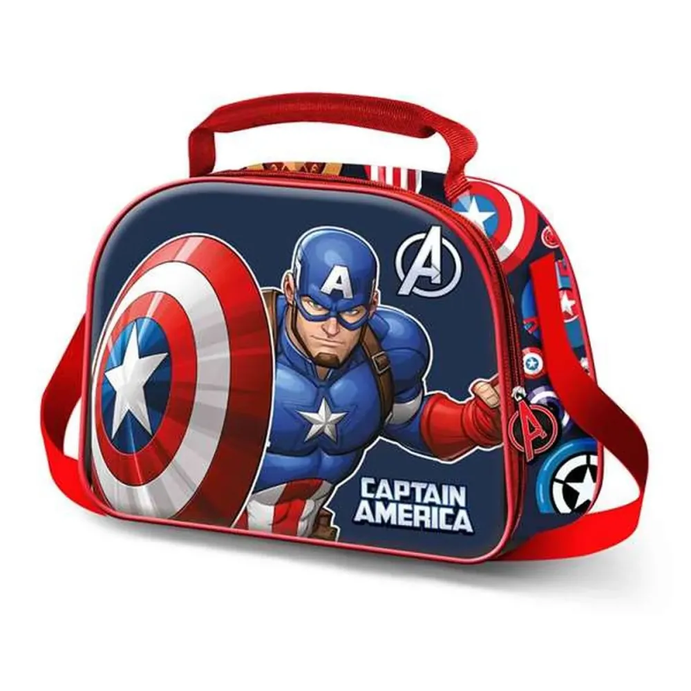 Sac à goûter Capitán América Bleu