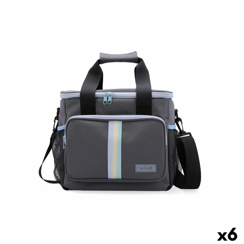 Sac Thermique Quid Sugar Gris 33 x 24 x 28 cm (6 Unités)