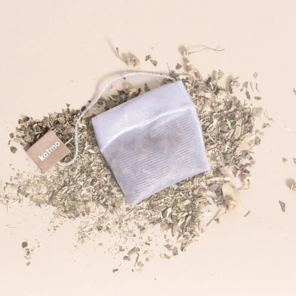 Sachet de thé réutilisable - logo Agriculture du Coin