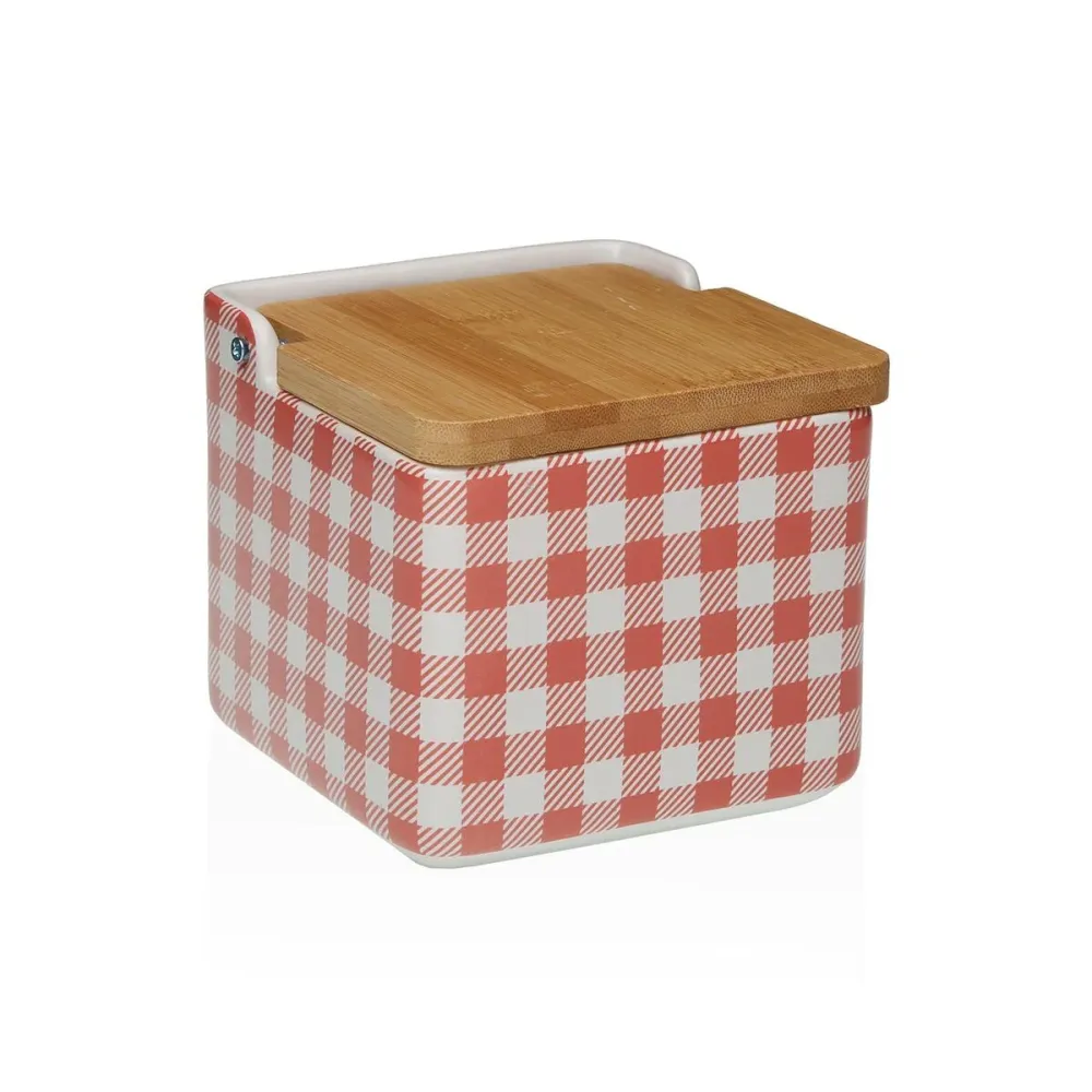Salière avec couvercle Versa VICHY Céramique 12,2 x 11,5 x 12,2 cm