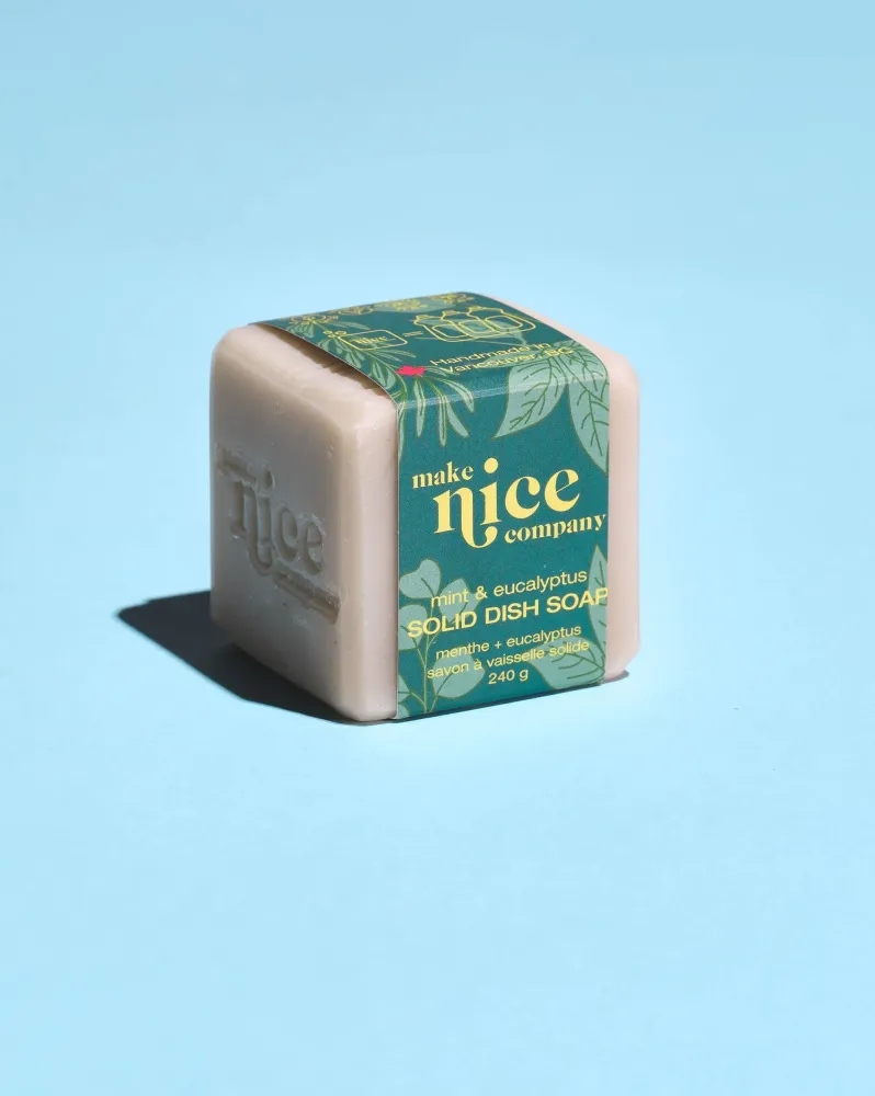 Savon à vaisselle solide Mint & Eucalyptus
