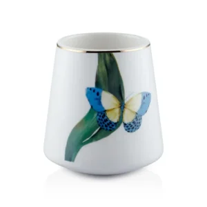 La tasse en porcelaine bleue Mia Folium KPA0235 180 ml (6,09 fl oz) Selected Products - 871