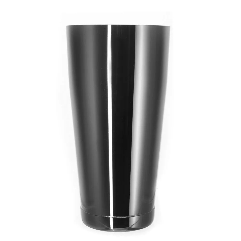 Shaker Boston Deluxe - Grande boîte noire brillante 28oz