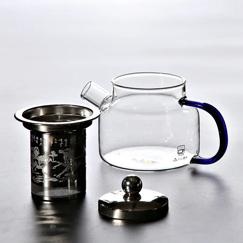 TANGPIN Théière en verre résistant à la chaleur